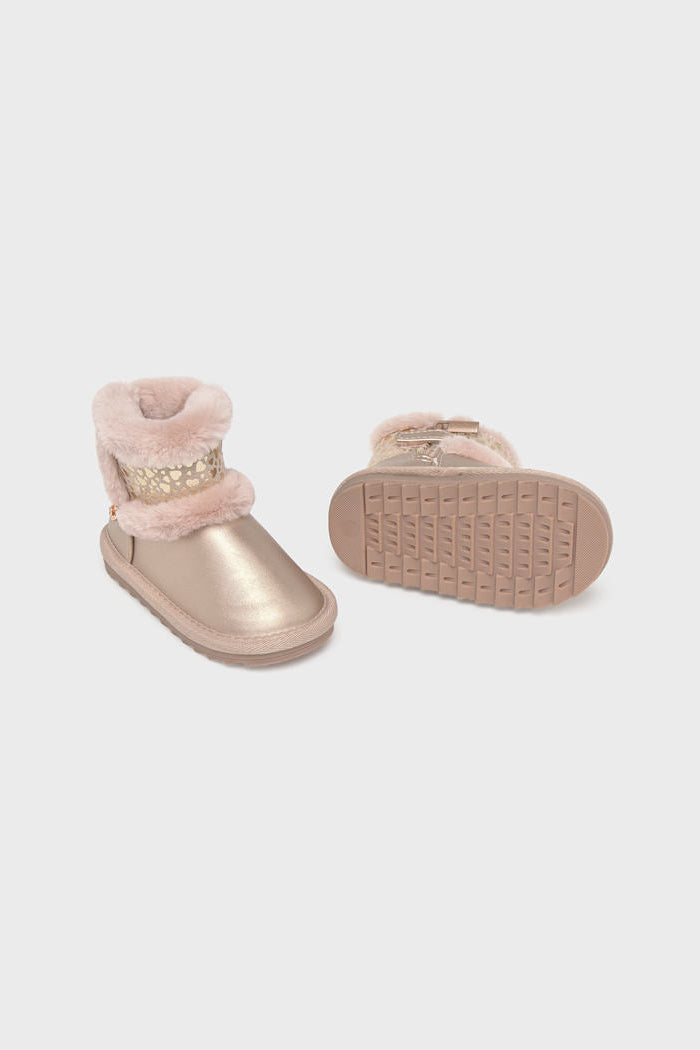 toddler hearts lined boot