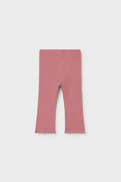 mini girl rib flare legging
