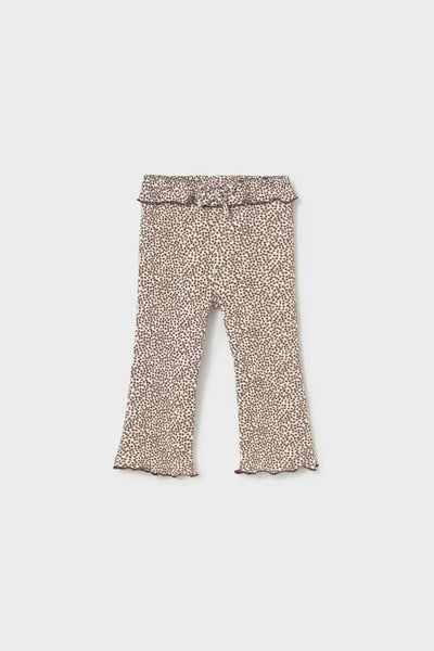 mini girl spot flare legging
