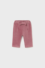 Load image into Gallery viewer, baby girls velour rib pant
