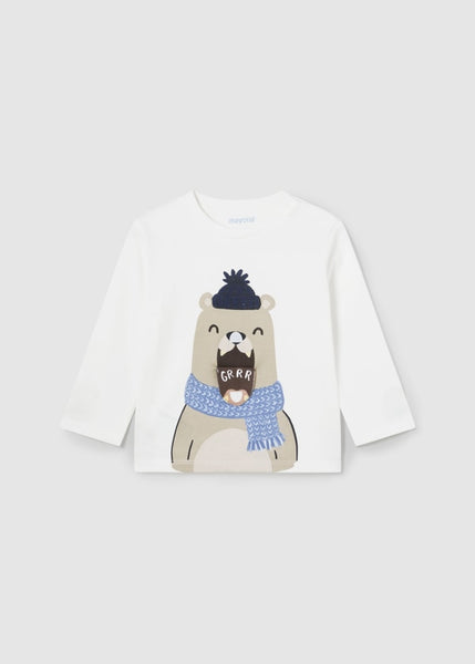 mini boy bear play tee