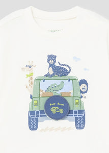 mini boy safari tee