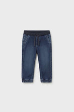 Load image into Gallery viewer, mini boy denim jogger
