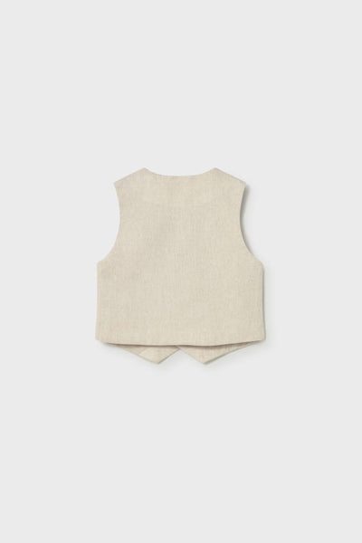 mini boys linen vest