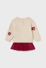 Load image into Gallery viewer, girls mushroom sweater + skirt set
