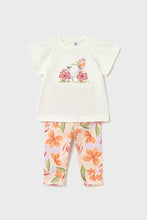 Load image into Gallery viewer, mini girls floral bicycle tee + legging set
