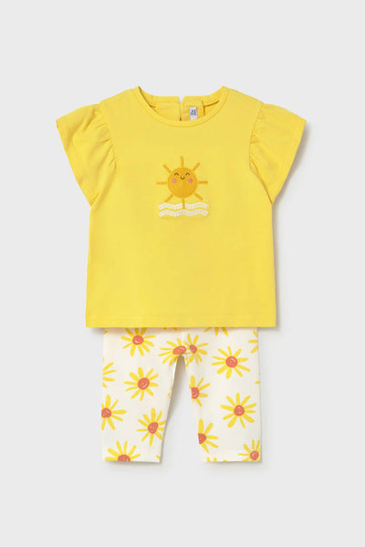 mini girls sunshine tee + legging set