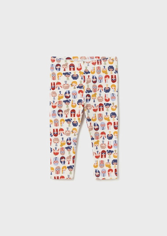 mini girls print legging