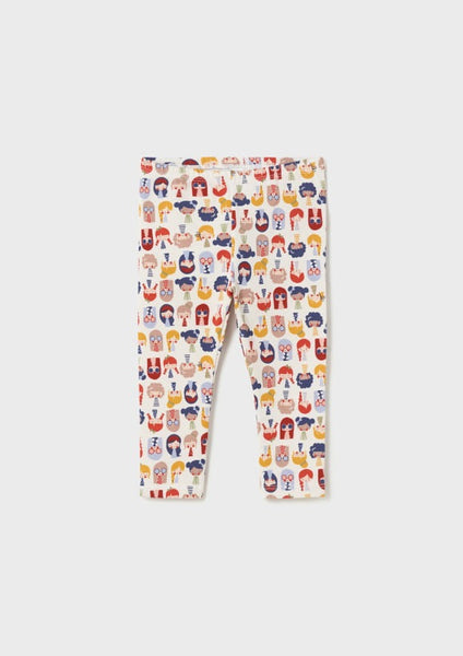 mini girls print legging