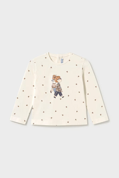 mini girl + cat tee