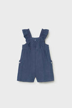 Load image into Gallery viewer, mini girl hearts denim romper
