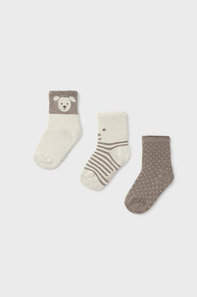 mini puppies 3 pair socks set