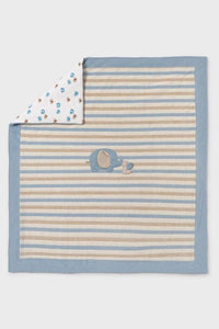 baby elephant stripe blanket