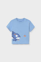 Load image into Gallery viewer, mini boy shark fish tee
