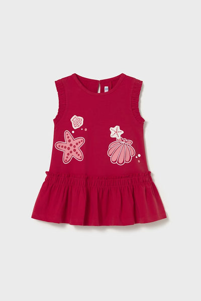 mini girls shells jersey dress