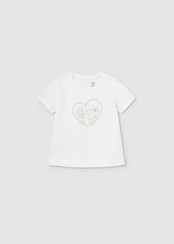 mini girl heart tee