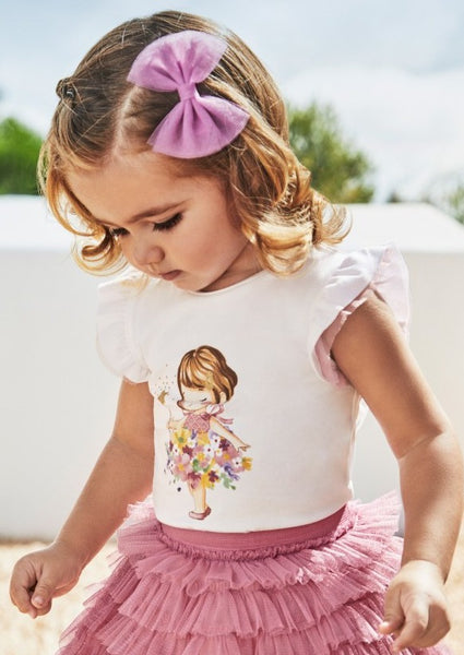 mini girl magic wand tee