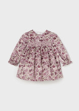 Load image into Gallery viewer, mini girl floral velvet dress
