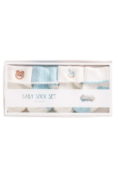 baby foldover sock set