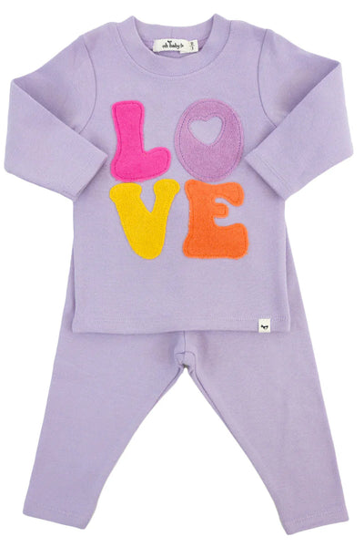 baby terry love 2pc set