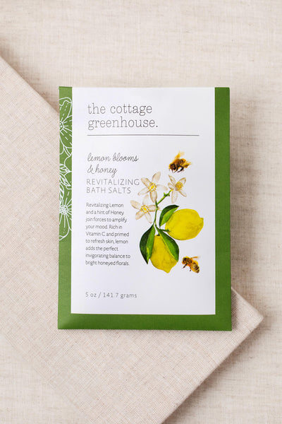 bath salt lemon blooms