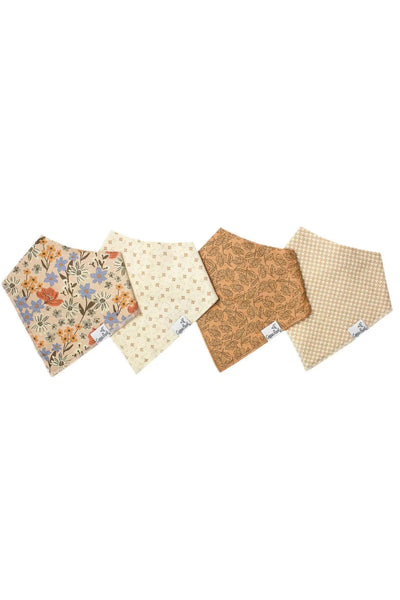 4 pack baby bandana bibs eden