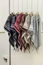 Load image into Gallery viewer, Paisley Tapestry Triangle Scarf

