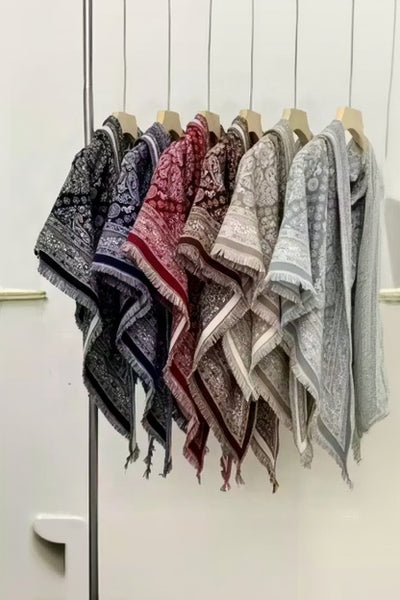 Paisley Tapestry Triangle Scarf