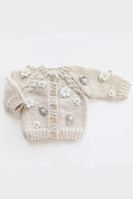 Load image into Gallery viewer, baby 3d flower cardigan

