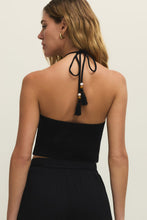 Load image into Gallery viewer, bead tie halter top
