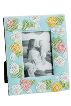 Load image into Gallery viewer, beaded floral frame
