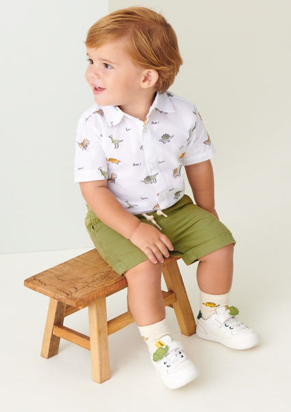 mini boy linen shorts