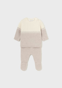 baby cable sweater + pant set