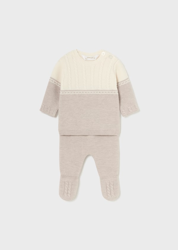 baby cable sweater + pant set