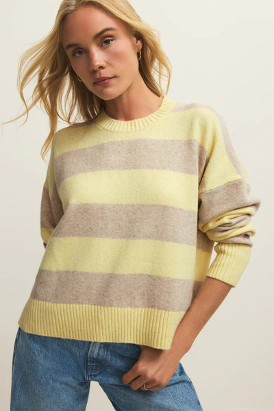 bold stripe sweater