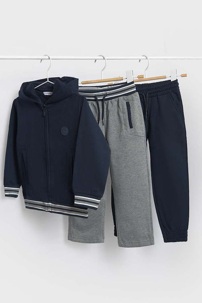 boys 3pc track jacket + 2 pant set