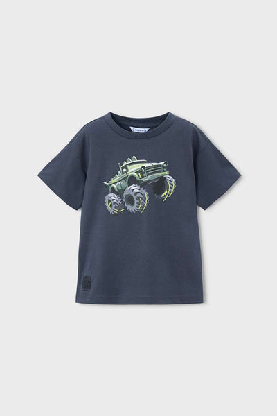boys monster truck tee
