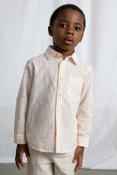 boys stripe long sleeve shirt