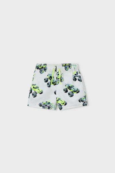 boys dino truck swim short