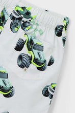 Load image into Gallery viewer, boys dino truck swim short
