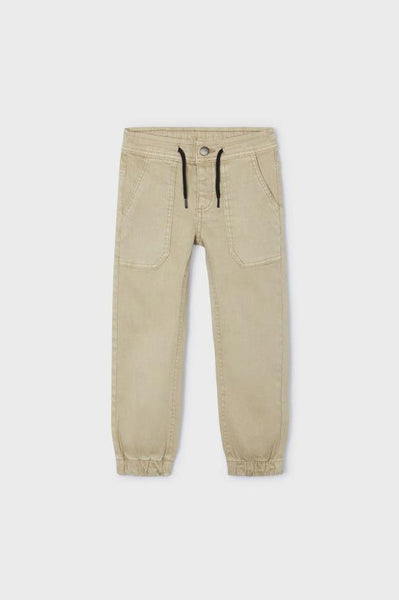 boys twill jogger pant