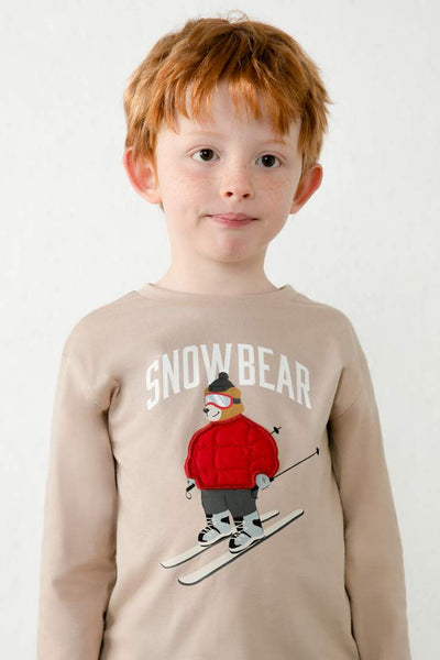 boys snow gear ski tee