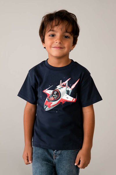 boys spaceship tee