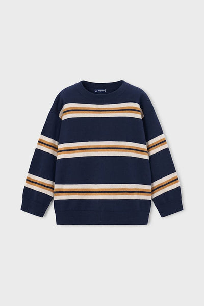 boys tan stripe sweater