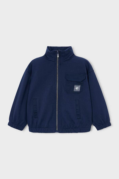 boys jersey zip jacket