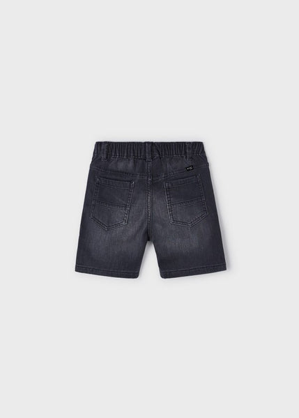 boys denim pull on shorts