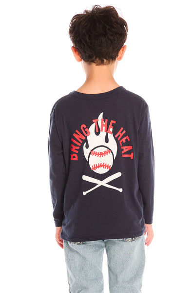 boys baseball heat tee