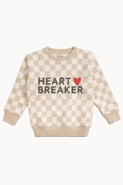boys heartbreaker check sweatshirt