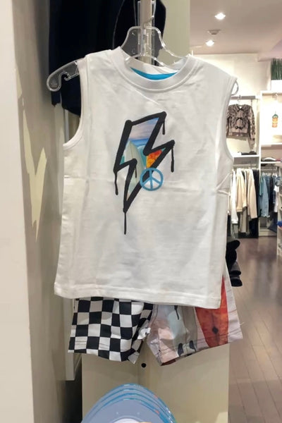boys surf muscle bolt tank