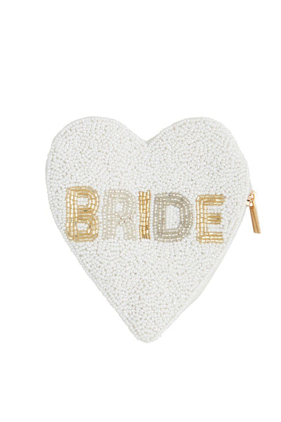bride beaded pouch